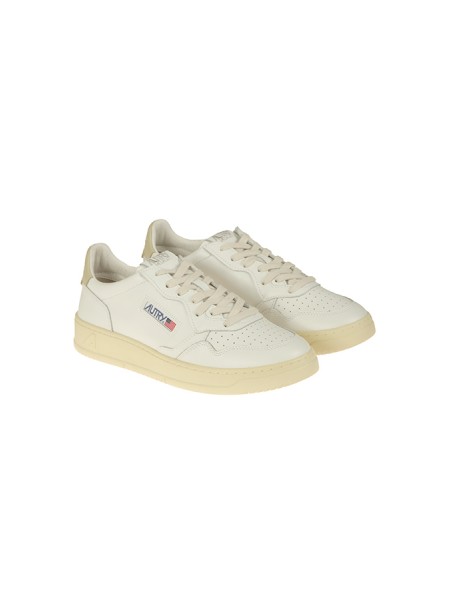 Sneakers Autry Dallas Low in Pelle Bianco/Tidfoam